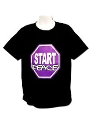 KIDS START PEACE: Short-Sleeved T-Shirt with a Positive Message