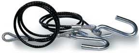 Buy Tie Down 59537(Pair) Black Vinyl Jacketed Trailer Hitch Cables, Class 2, 3500 lbs by Tie Down