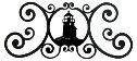 Wrought Iron Lighthouse Over the Door Decorative Wall Plaques