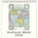 Vintage Maps 2009 Easel Desk Calendar