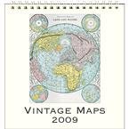 Vintage Maps 2009 Easel Desk Calendar