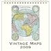 Vintage Maps 2009 Easel Desk Calendar