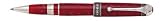 00948 AURORA 948 85th Anniversary PEN w/Red Marbeled Resin and Solid Silver Trim RB