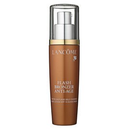 Lancome FLASH BRONZER ANTI-AGE Tinted Anti-Age Self-Tanning Face Lotion SPF 15 Sunscreen, 1.7 oz / 50 ml Lancome FLASH BRONZER ANTI-AGE Tinted Anti-Age Self-Tanning Face Lotion SPF 15 Sunscreen, 1.7 oz / 50 ml
