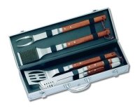 BBQ-Koffer / Grillkoffer / Grill - Ausstattung RUSTIKA 5-teilig von KÜCHENPROFI