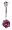 Belly button ring by GlitZ JewelZ ? - Made with 8mm Swarovski Fuschia and comes with 6mm top gem ball - gently packed in a lovely velvet pouch - Select the colour/size using the pull down menu below. Surgical steel bar size 3/8' (10MM)