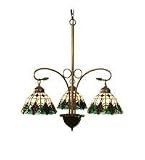 Tiffany Grape Three Light Chandelier 103183