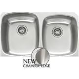 Kindred Estate Series - 18 Gauge, Combination Bowl Undermount w/ Chamfer Edge - BUC1932/90K/E/BUC193