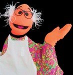 Professor Megawattz blacklight puppet