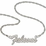 Atlanta Falcons Falcons Sterling Silver Script Necklace