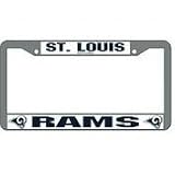 St Louis Rams Chrome License Plate Frame
