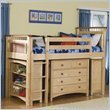 Bolton Furniture Bennington Low Loft Essex Set in Natural and Rosewood