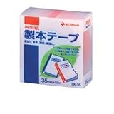 ニチバン 製本テープ【再生紙】35m/m巾1巻入【赤】 BK-351