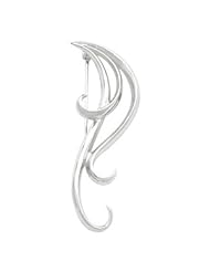 CleverEves 14K White Gold Brooch9. 0 0X 4 6. 0 0 mm