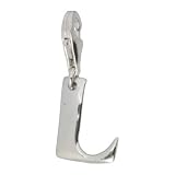 SilberDream Charms - Charm lettre L en argent pour charmes colliers bracelets boucles doreilles - Argent 925 Sterling - FC70L