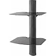 OmniMount Tria 2 Shelf Wall System, Black