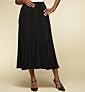 Long Knit Swing Skirt