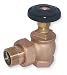 Industrial Grade 1RLT2 Radiator Valve, 1/2 In, Angle, Cast Brass