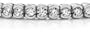 11.70 Ct Round E/F VS Certified Semi Bezel Set Natural Diamond Tennis Bracelet in 14KW