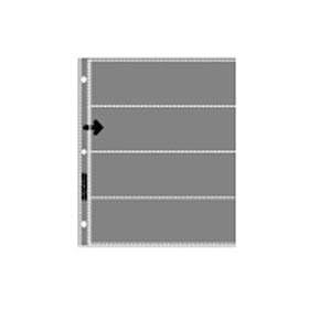 Archivalware Polypropylene Negative Album Pages, 4 mil, 120mm, Holds 4 Strips, 3 Frames , Pack of 25.