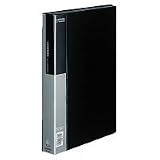 コクヨ クリヤーブック固定式A4縦60枚ポケット 黒[ラ-B60D]の画像