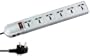 240 VOLT 6 OUTLET SURGE PROTECTOR - UK PLUG