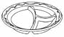 SEPSMWGNP70900 - 1 Compartment Plastic Plate - 9 - White