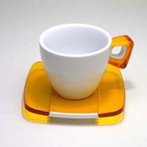 【オマダ】ティーカップ（4客セット）　オレンジ