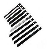 Vermont American 30039 10-Piece High Speed Steel / High Carbon Steel U-shank Jig Saw Blade Set