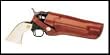 Bianchi 1L Lawman Plain Finish Tan Color Holster Fits Colt .22 New Frontier, Peacemaker 6.5", Ruger Single Six, Super Single Six, Vaquero 6.5"