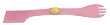 Cats Rule Serve it Up Dual Ended Dog Forks Passion Pink