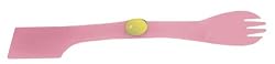 Cats Rule Serve it Up Dual Ended Dog Forks Passion Pink