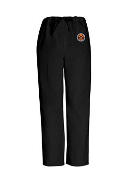 Unisex Pant for Men or Women - Team logo embroidered patch featured on left pant leg (New York Knicks, S )