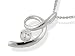 C.Z. SET LOOP PENDANT & CHAIN