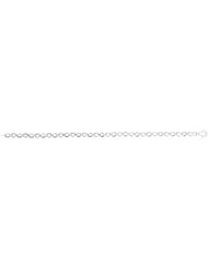 Silver With Rhodium Finish 0.10Ct Diamond Bracelet