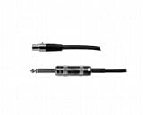 Shure WA302 Instrument Cable for Body-Pack Transmitters, 2'