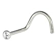 Austrian Crystal Screw Nose Ring