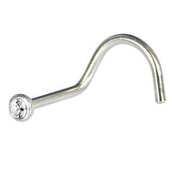 Swarovski CRYSTAL Screw Nose Ring