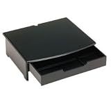 ROLODEX / ROL82430 / Wood Tones Monitor Stand, 15w x 13d, Black / Sold as 1 EA