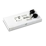 Advantus 75408 Deluxe Retractable ID Card Reel with J Hook, 24 Extension, Black
