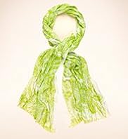 Fluro Paisley Lightweight Scarf