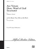 Alfred Publishing 00-GCMR03147 Ave Verum - Jesu, Word of God Incarnate