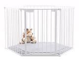 BabyDan - BabyDen - Play Pen and Gate White