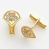 14K Philadelphia Phillies Homeplate Cuff Links