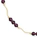 14k Amethyst Crystal Bead 2 Inch Extension title=
