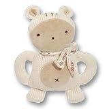 6 Knitted Fabric Dog Toy with Squeaker: Mobi (squirrel)