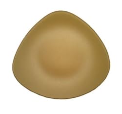 7" Triangle Seaglass Plate (Gold)