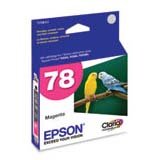 EPSON AMERICA / Inkjet cartridge for epson stylus photo r260/r380, magenta / EPST078320 / Sold as 1 Each / Mfr Part # T078320 \*/ Inkjet cartridge for epson stylus photo r260/r380, magenta