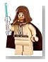 Obi-Wan with Silver Lightsaber