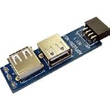 AREA 奥沢3丁目 USB9ピン→USB TypeAポート変換 通電LED搭載 AR-UPIPO-C